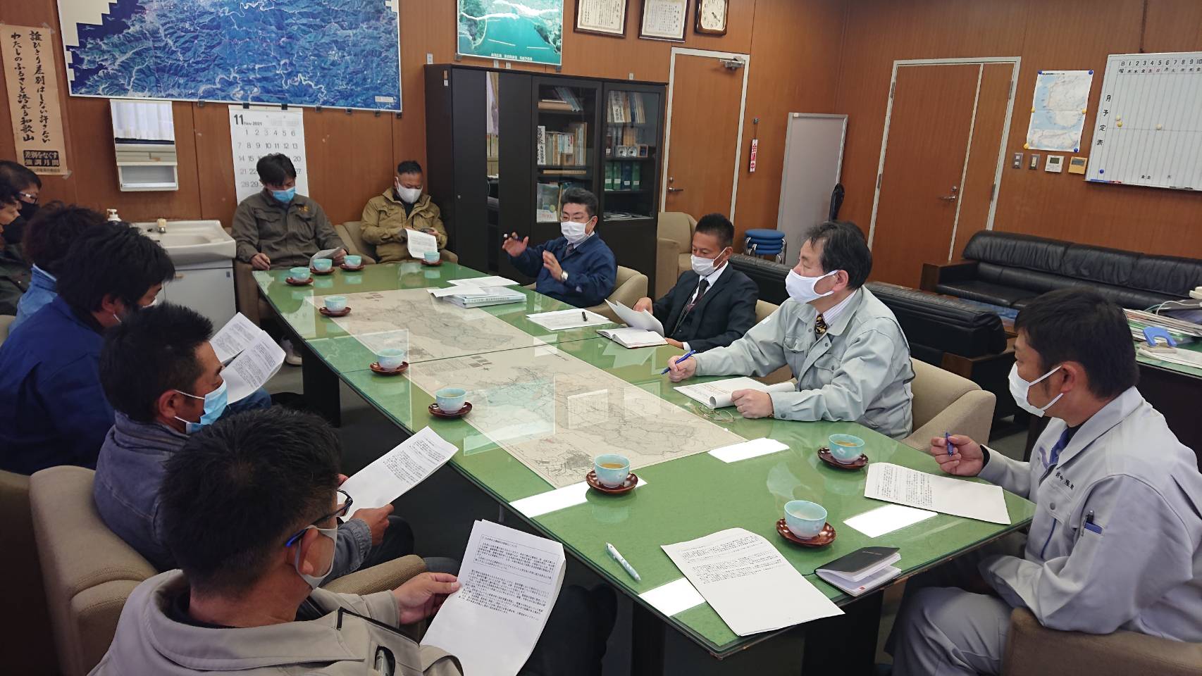 ■有田振興局　各部署（建設・農林）と意見交換会を行いました■